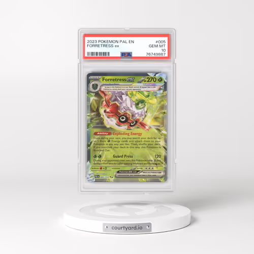 2023 Pokémon Pal EN-Paldea Evolved #005 Forretress EX - Holo (PSA 10 GEM MINT)