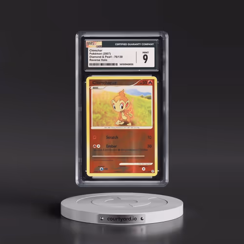 2007 Diamond & Pearl #76/130 Chimchar - Reverse Holo (CGC 9 MINT)