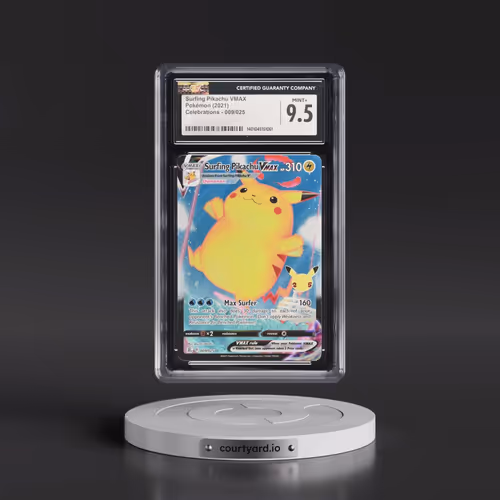 2021 Celebrations #009/025 Surfing Pikachu VMAX - Holo (CGC 9.5 MINT+)