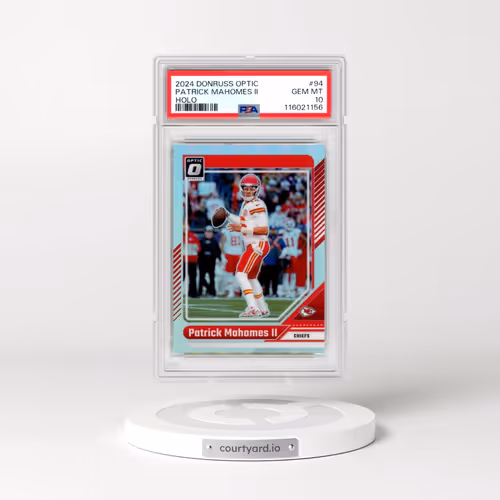 2024 Panini Donruss Optic #94 Patrick Mahomes II - Holo (PSA 10 GEM MINT)
