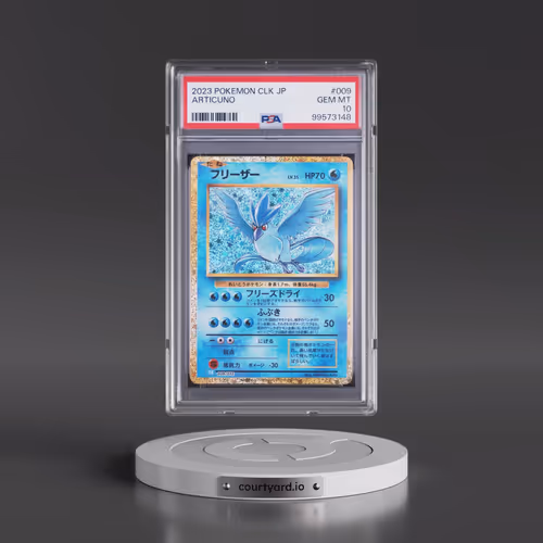 2023 Pokémon Clk-Trading Card Game Classic Blastoise & Suicune EX Deck #009 Articuno (PSA 10 GEM MIN