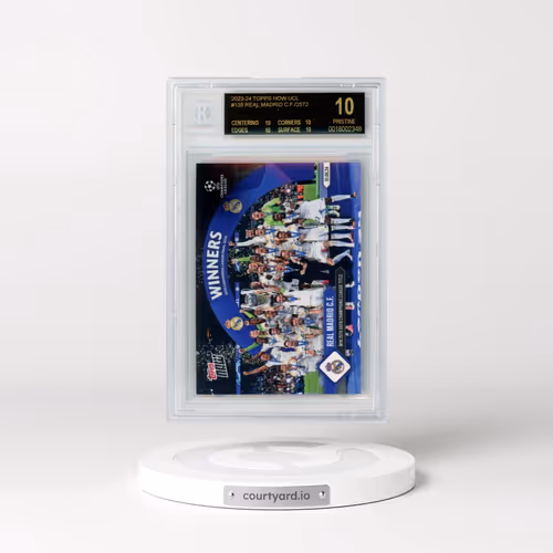 2023 Topps Now UEFA Champions League #135 Real Madrid C.F./2572* (BGS 10 PRISTINE)