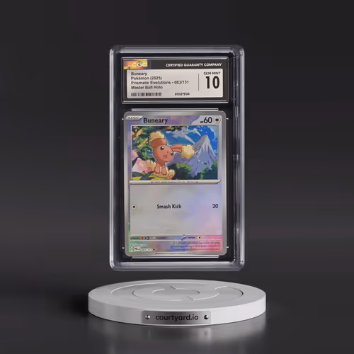 2025 Pokémon Pre EN-Prismatic Evolutions #083 Buneary - Reverse Holo Master Ball (CGC 10 GEM MINT)