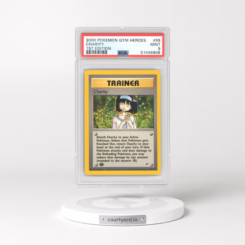 2000 Gym Heroes #99 Charity - 1st Edition (PSA 9 MINT)