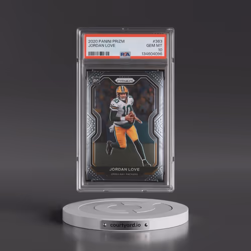 2020 Panini Prizm #363 Jordan Love (PSA 10 GEM MINT)