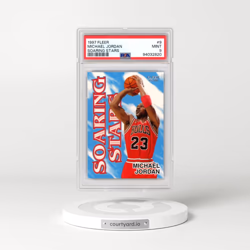 1997 Fleer Soaring Stars #9 Michael Jordan (PSA 9 MINT)