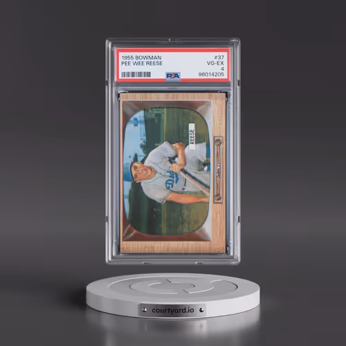 1955 Bowman #37 Pee Wee Reese (PSA 4 VG-EX)