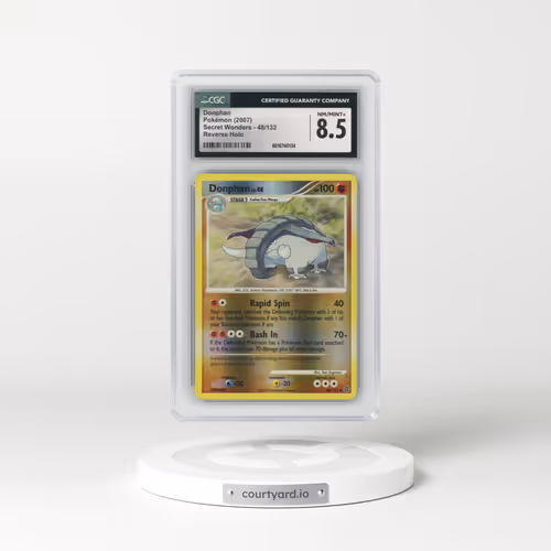 2007 Secret Wonders #48/132 Donphan - Reverse Holo (CGC 8.5 NM-MT+)