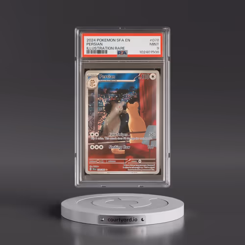2024 Pokémon Sfa EN-Shrouded Fable #078 Persian - Illustration Rare (PSA 9 MINT)