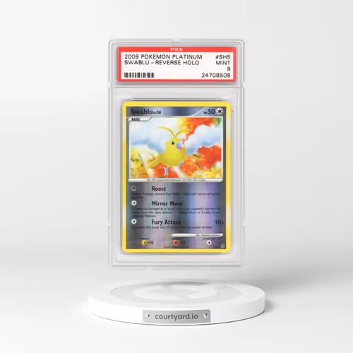2009 Pokémon Platinum #SH5 Swablu - Reverse Foil (PSA 9 MINT)