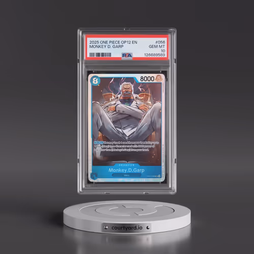 2025 One Piece OP12-Legacy of the Master #056 Monkey D. Garp (PSA 10 GEM MINT)
