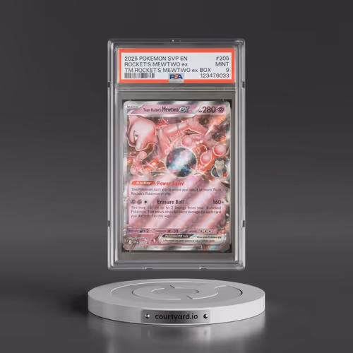 2025 Pokémon Svp EN-SV Black Star Promo #205 Team Rocket's Mewtwo EX - Holo Team Rocket's Mewtwo EX