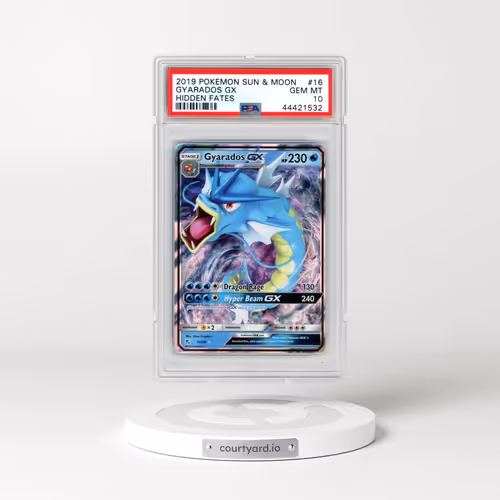 2019 Pokémon Sun & Moon Hidden Fates #16 Gyarados GX - Holo (PSA 10 GEM MINT)