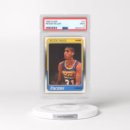 1988 Fleer #57 Reggie Miller (PSA 9 MINT)
