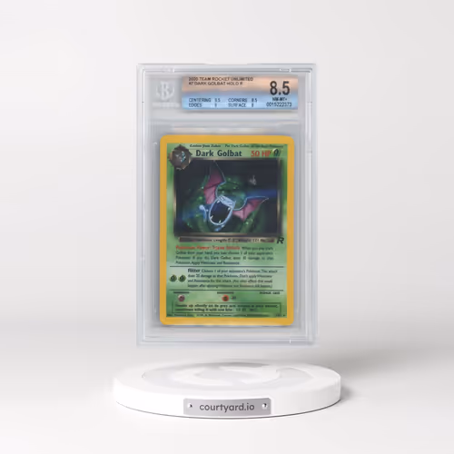 1999 Team Rocket #7 Dark Golbat - Holo (BGS 8.5 NM-MT+)