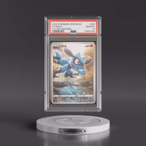 2022 Pokémon Sword & Shield Vstar Universe #201 Riolu - Full Art (PSA 10 GEM MINT)