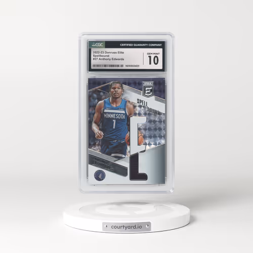 2022 Panini Donruss Elite Spellbound #27 Anthony Edwards (CGC 10 GEM MINT)