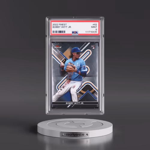 2022 Topps Finest #62 Bobby Witt Jr. (PSA 9 MINT)