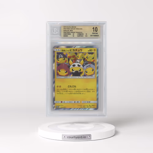 2016 Sun & Moon Promos #014 Pretend Grunt Pikachu - Pretend Grunt Pikachu Special Box (BGS 10 PRISTI