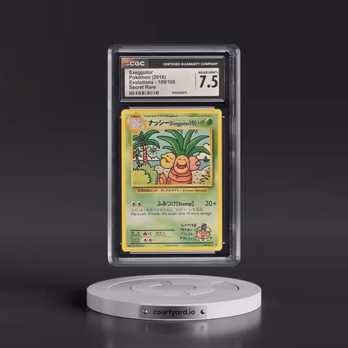 2016 Evolutions #109/108 Exeggutor - Secret Rare (CGC 7.5 NM+)