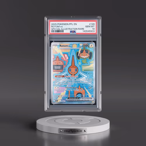 2025 Pokémon Pfl EN-Phantasmal Flames #126 Rotom EX - Holo Special Illustration Rare (PSA 10 GEM MIN