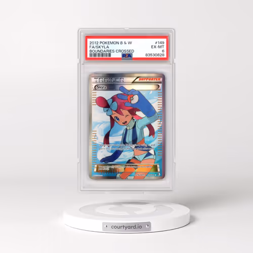 2012 Pokémon Black & White Boundaries Crossed #149 Skyla - Full Art (PSA 6 EX-MT)