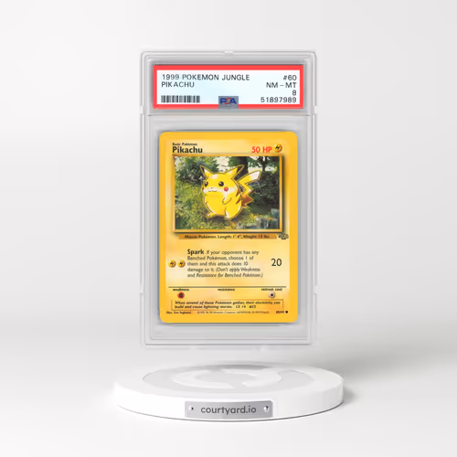 1999 Pokémon Jungle #60 Pikachu (PSA 8 NM-MT)
