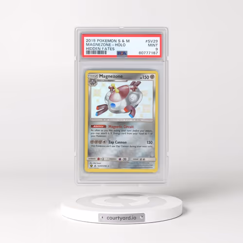 2019 Pokémon Sun & Moon Hidden Fates #SV29 Magnezone - Holo (PSA 9 MINT)