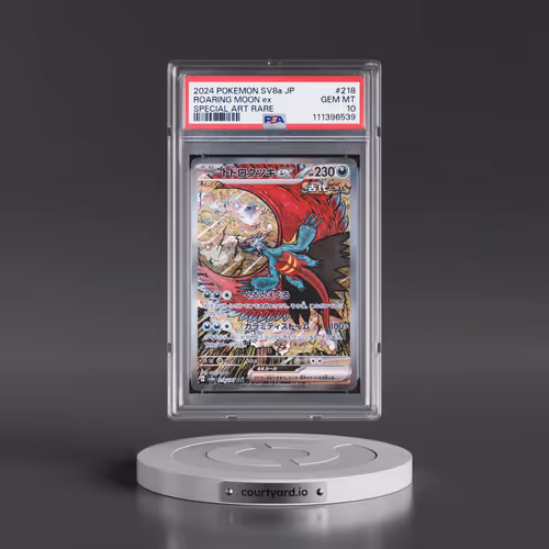 2024 Pokémon Sv8a-Terastal Fest EX #218 Roaring Moon EX - Holo Special Art Rare (PSA 10 GEM MINT)
