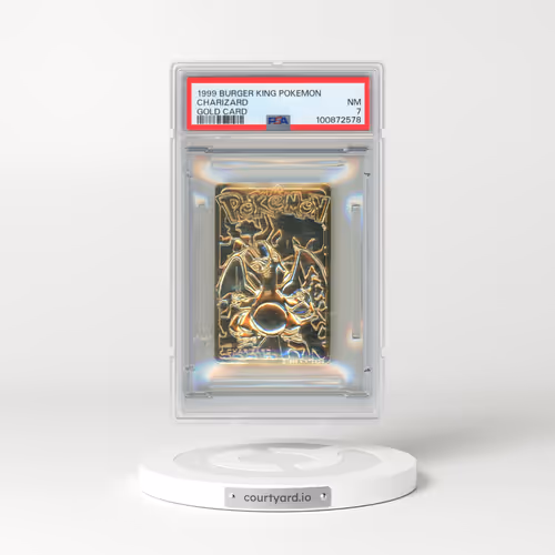 1999 Burger King Pokémon Gold Cards Charizard (PSA 7 NM)