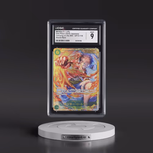 2025 Carrying on His Will (OP13) - Japanese #OP13-118 Monkey D. Luffy (CGC 9 MINT)