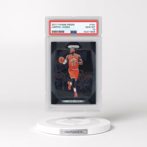 2017 Panini Prizm #191 LeBron James (PSA 10 GEM MINT)