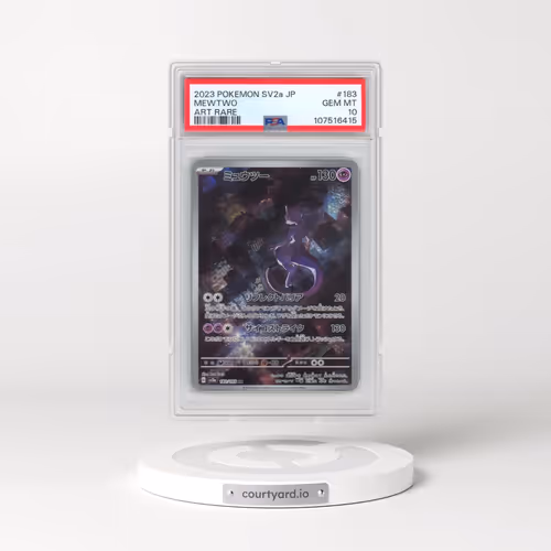 2023 Pokémon Sv2a-Pokemon 151 #183 Mewtwo - Art Rare (PSA 10 GEM MINT)