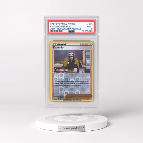 2022 Pokémon Sword & Shield Astral Radiance #149 Kamado - Reverse Foil Professor Program (PSA 9 MINT