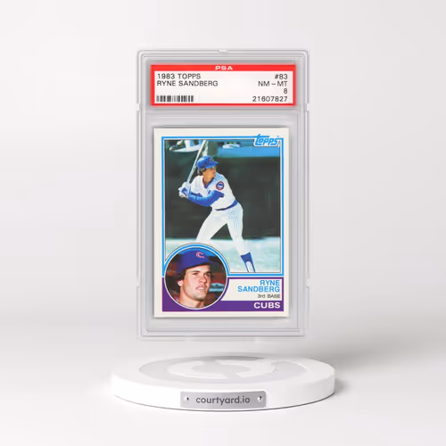 1983 Topps #83 Ryne Sandberg (PSA 8 NM-MT)