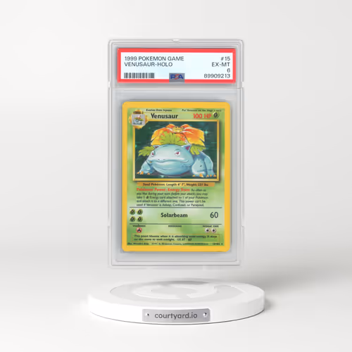 1999 Pokémon Game #15 Venusaur - Holo (PSA 6 EX-MT)