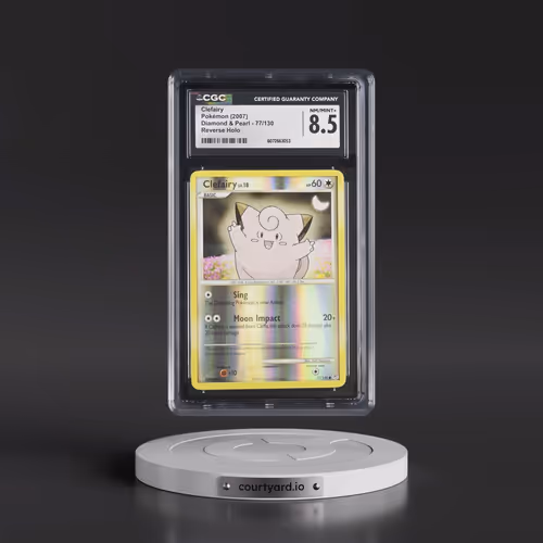 2007 Diamond & Pearl #77/130 Clefairy - Reverse Holo (CGC 8.5 NM-MT+)