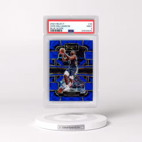 2023 Panini Select #36 Zion Williamson - Blue Scope (PSA 9 MINT)