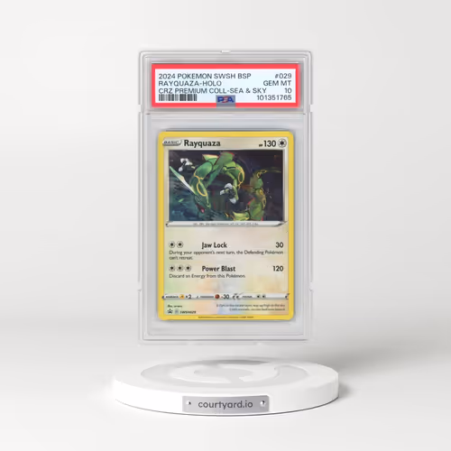 2024 Pokémon Swsh Black Star Promo #029 Rayquaza - Holo Crown Zenith Premium Collection Sea & Sky (P