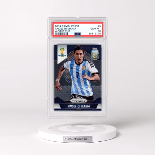 2014 Panini Prizm World Cup #9 Angel DI Maria (PSA 10 GEM MINT)