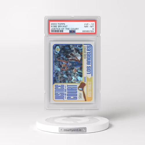 2003 Topps Justice of the Court #JC-12 Kobe Bryant (PSA 8 NM-MT)