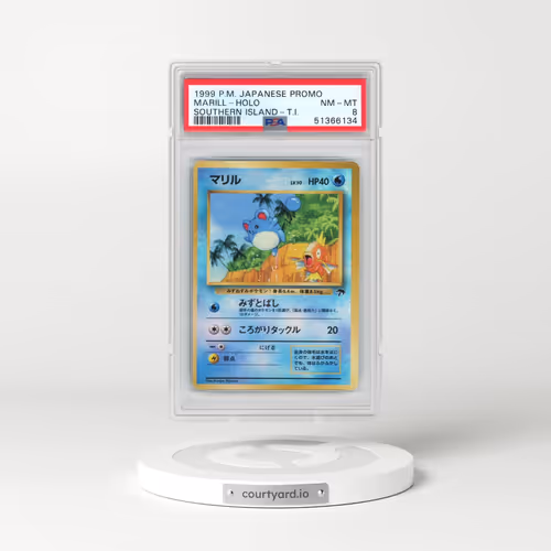 1999 Pokémon Promo Southern Islands Marill - Holo Southern Island-T.I. (PSA 8 NM-MT)