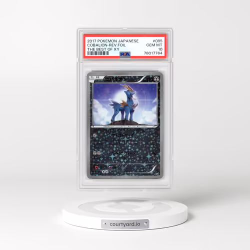 2017 Pokémon the Best of XY #085 Cobalion - Reverse Foil (PSA 10 GEM MINT)
