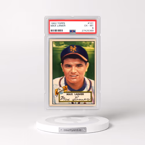 1952 Topps #101 Max Lanier (PSA 6 EX-MT)