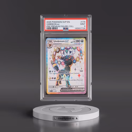 2025 Pokémon Svp EN-SV Black Star Promo #176 Umbreon EX - Holo Prismatic Evolutions Premium Figure C