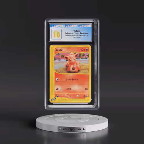2001 Base Expansion Pack #006/128 Vulpix - 1st Edition (CGC 10 PRISTINE)
