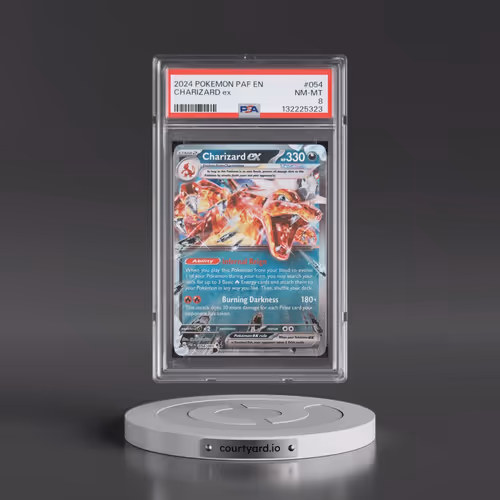 2024 Pokémon Paf EN-Paldean Fates #054 Charizard EX - Holo (PSA 8 NM-MT)