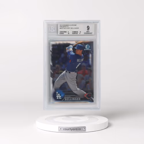 2016 Bowman Chrome Prospects #BCP182 Cody Bellinger (BGS 9 MINT)