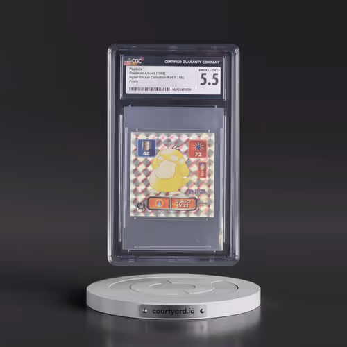 1996 Hyper Sticker Collection Part 1 (1996) #166 Psyduck - Prism (CGC 5.5 EX+)
