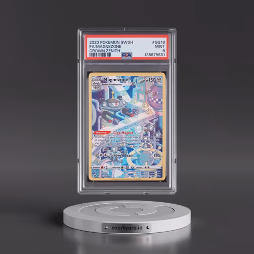 2023 Pokémon Sword and Shield Crown Zenith #GG18 Magnezone - Full Art (PSA 9 MINT)